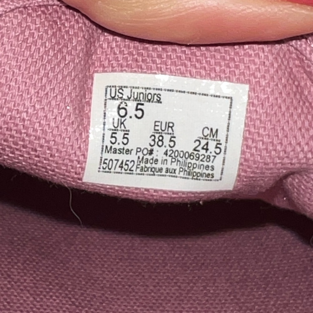 Vans Women's Sparkling Sneakers - Pink and White - Picture 9 of 9